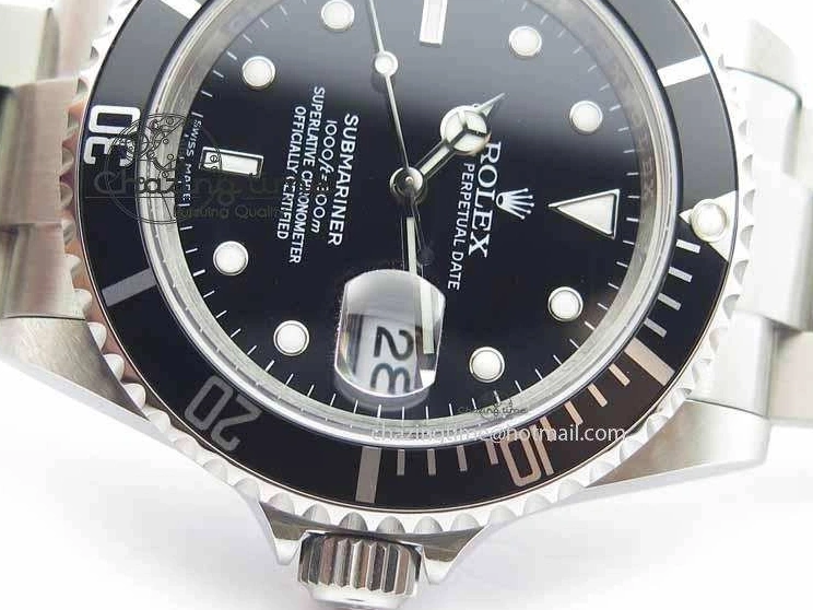 Metal Bracelet 16610 Submariner LN SH3135 Bezel JF Black Edition SS Best On 1:1 1231
